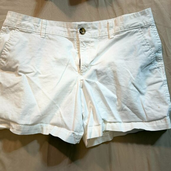 TWO Pairs Khaki Shorts- Maurice's SIZE 9/10 Watermelon AND Old Navy SIZE 8 White - Picture 7 of 13
